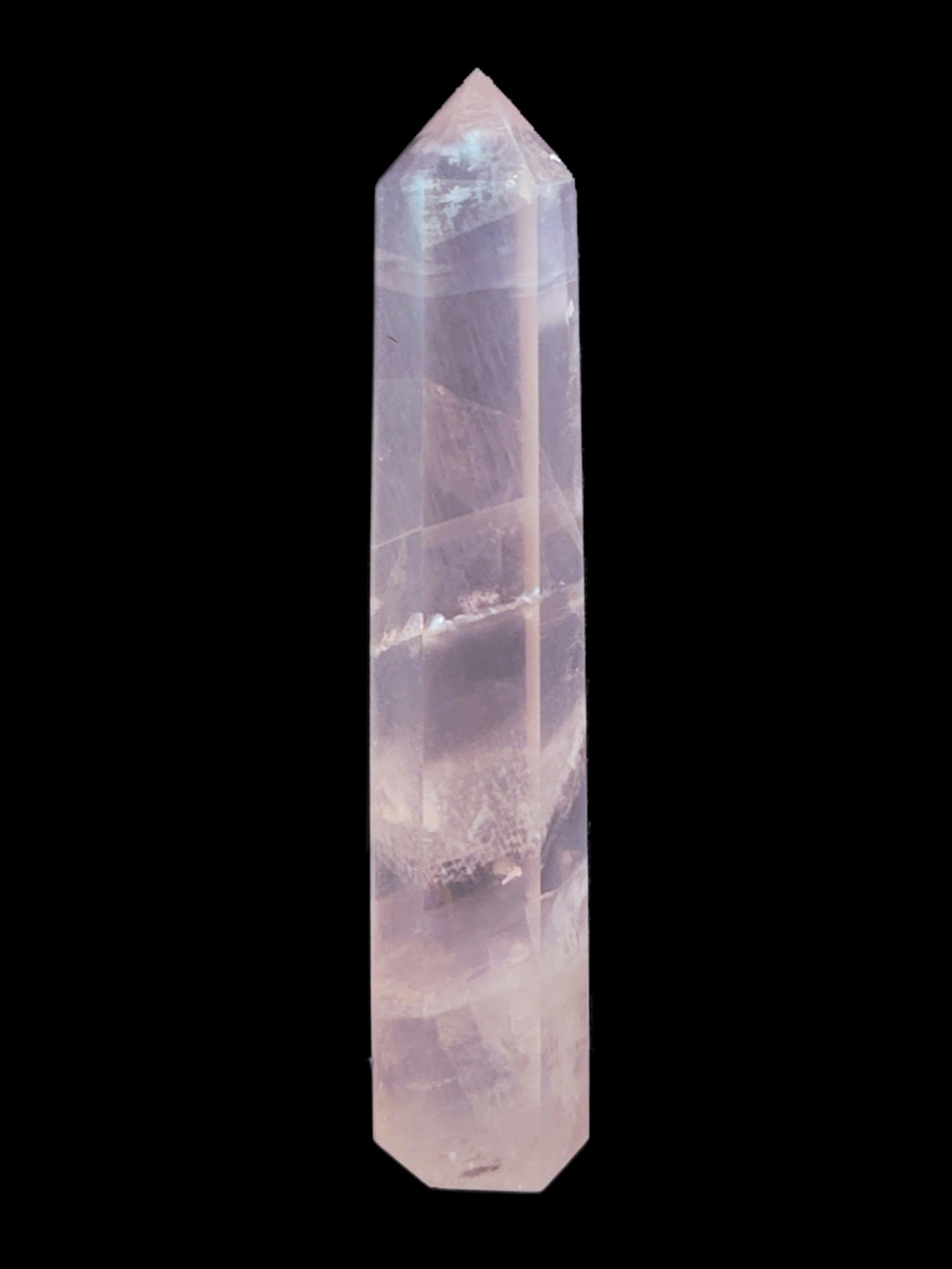 Rose Quartz Crystal Point Tower
